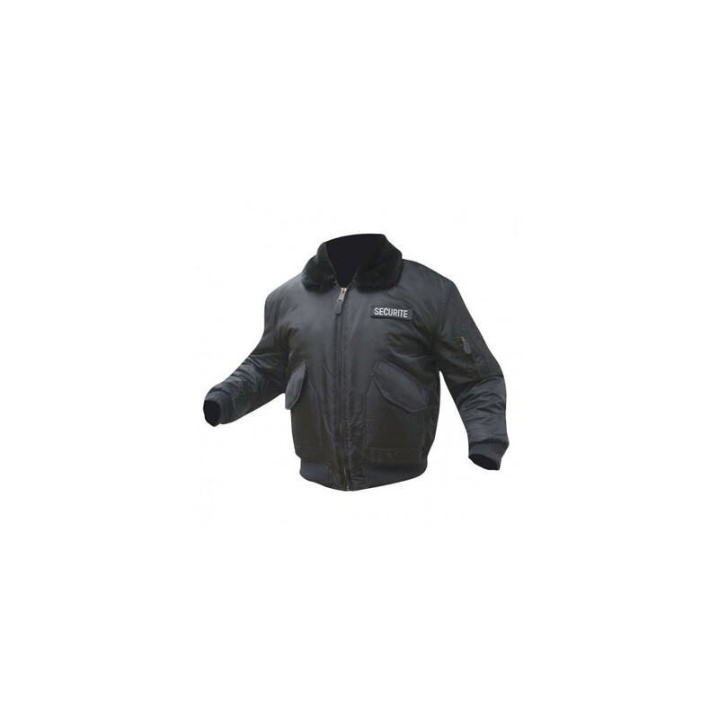 Blouson sécurité à col fourré